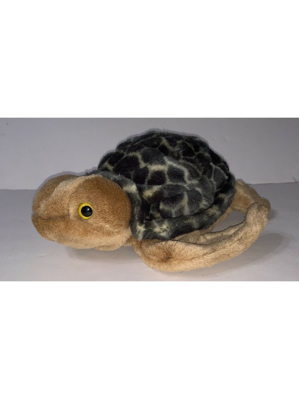 Lakeshore Sea Turtle Hand Puppet 11” Gray Brown